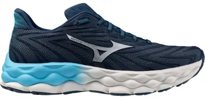 Productafbeelding van Mizuno WAVE SKY 8 / Blauw-groen/Zilver/Blauw / Maat 44.5 / Zoolmaat 10.0