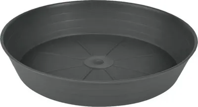Obrázek produktu pro Podmiska pod květináč plastová Primavera Ø 28 cm antracit