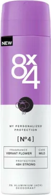 Produktbild von 8x4 Deodorant Spray Nr. 4 Vibrant Flower 150 ml