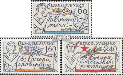 Produktbild von Briefmarken Tschechoslowakei 1977 Mi 2407-2409 (kompl.Ausg.) postfrisch Europa
