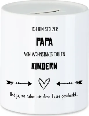 Produktbild von Stolzer Papa Tolle Kinder Spardose Lustig Sarkasmus Geschenkidee Vatertag Geburtstag