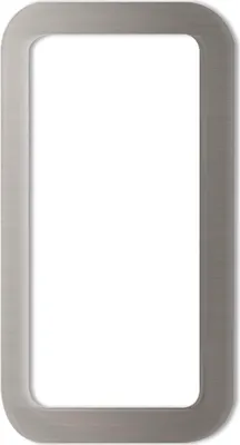 Produktbild von KWS OT-Schiebetürmuschel 5281 eckig Aluminium edelstahloptik