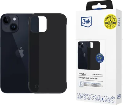 Image de 3mk Housse de protection Just20g Matt Case Cover avec MagSafe pour Apple iPhone 15 Plus noir Backcover