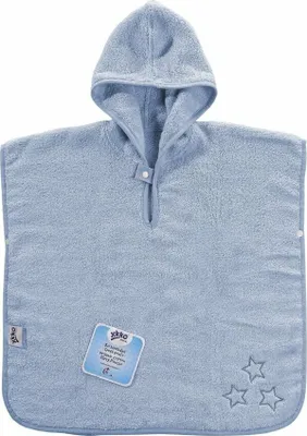 Obrázok produktu pre XKKO OrganicBavlnené pončo - Baby Blue Stars