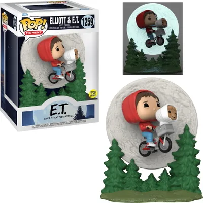 Produktbild von E.T. The Extra-Terrestrial - Elliott & E.T. 1259 Glows - Funko Pop! Moments Vinyl Figur