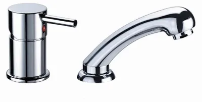 Immagine prodotto di Rubinetto miscelatore per parrucchiere - Rubinetto per lavatesta - Con doccetta - Alluminio - Tubo da 1,2 m