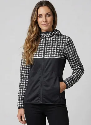Image de Veste softshell premium pour femmes ALTISPORT VOJ/ALW048JACK01, noir et blanc, taille S, Image générée par une IA