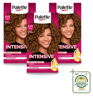 Obrázok produktu pre 3 ks Schwarzkopf Poly Palette, farba na vlasy 6-65, zlatohnedá - 115 ml - balenie s 3 kusmi