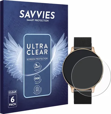 Produktbild von 6x Für Swgota S 53 1.39" Schutzfolie Savvies Displayschutz Display Schutz Folie Klar Transparent