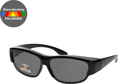 Produktbild von Spectrum polarisierte Überzieh-Sonnenbrille in Schwarz