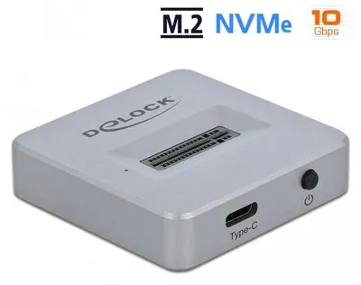 Produktbild von Delock M.2 Docking Station - Schnittstellenadapter - M.2 NVMe Card - USB 3.2 (Gen 2)