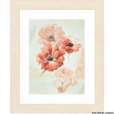 Produktbild von Lanarte Kreuzstichset "Anemonen", Zählmuster