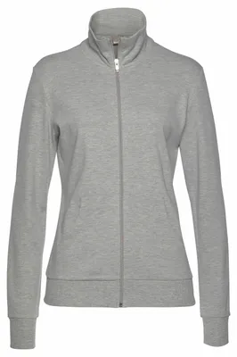 Produktbild von Bench Sweatjacke hellgrau-melange Größe 36/38