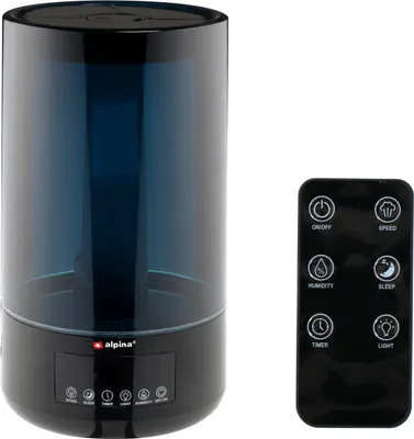 Immagine prodotto di Umidificatore con nebbia a ultrasuoni per un clima interno sano, aromaterapia, spegnimento automatico, 3 livelli di umidificazione, timer, luce notturna, telecomando