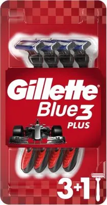 Zdjęcie produktu dla Gillette Blue3 Plus Jednorazowe maszynki do golenia 4 szt.