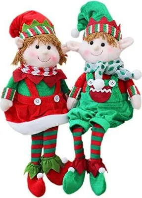 Produktbild von Weihnachtselfenpuppe für Jungen und Mädchen – Bringen Sie Weihnachtsmagie in Ihr Zuhause