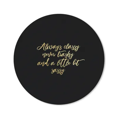 Produktbild von MuchoWow® Mauspad Mousepad Zitate - Gold - Briefe 20x20 cm - Mousepads - Maus Mat - Pad - Mausunterlage - Schreibtischmatte