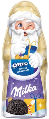 Produktbild von Milka Weihnachtsmann Oreo White 95g