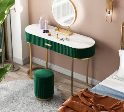 Produktbild von Schminktisch Design Konsolen Tische + Hocker Frisiertisch Make Up Tisch