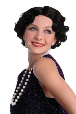 Produktbild von Boland 86048, Karnevalskostüm-Perücke, Erwachsener, Weiblich, Polyester, Schwarz, 210 g