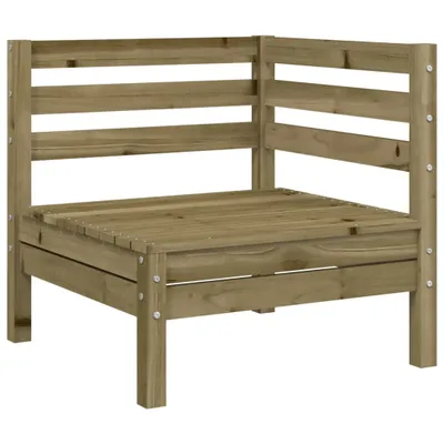 Immagine prodotto di Divano Angolare da Giardino in Legno di Pino Impregnato