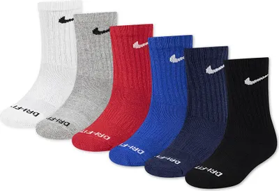 Produktbild von Nike Kids Nhb Dri-fit Perf Basic Socken 6 Paare Mehrfarbig EU 23 1/2-27 Mehrfarbig EU 23 1/2-27