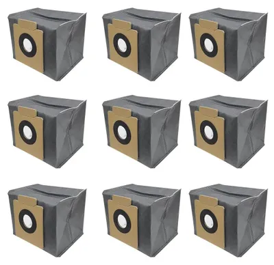 Ersatz-Staubbeutel für Eufy X8 PRO/X10 PRO OMINI, 9 Stück, Vlies