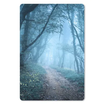 Produktbild von MuchoWow® Mauspad Mousepad Bäume - Natur - Nebel 18x27 cm - Mousepads - Maus Mat - Pad - Mausunterlage