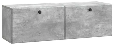 Produktbild von Wandmontierter TV-Schrank 98 x 31 x 30 cm Betongrau