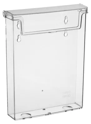 Produktbild von DIN A5 Prospekthalter / Flyerhalter mit Deckel für Aussen / Prospektbox / wetterfest