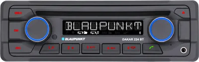 Produktbild von Blaupunkt Dakar 224 im Heavy Duty Design mit 24V, Stromanschluss, Bluetooth, X-Bass, CD Player und Integrierten Mikrofon