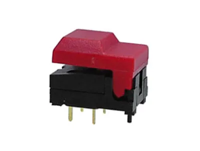 Produktbild von Digitast Dip-Drucktastenschalter mit schwarzer Kappe - ohne LED