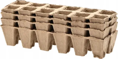 Zdjęcie produktu dla Komplet 4 pletek doniczek torfowych 27,5x9x5cm - Garden Line