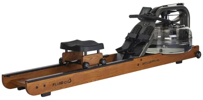 Produktbild von Rudertrainer mit Wasserwiderstand und Bluetooth-Anzeige – Klappbar