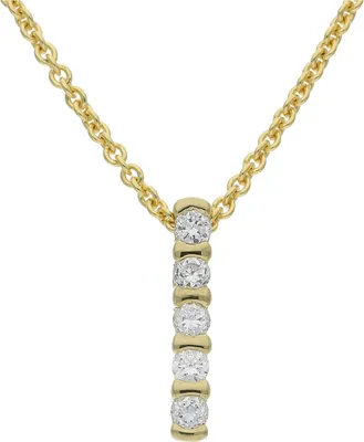 Produktbild von JuwelmaLux Anhänger 333/000 (8 Karat) Gold mit synth Zirkonia JL30-02-2640