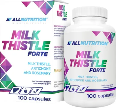 Produktbild von Allnutrition Mariendistel Forte 100 Kapseln