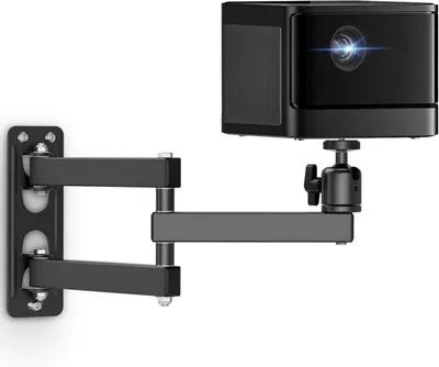 Produktbild von Beamer Halterung, Projektor Halterung, Projektor Wandhalterung, Beamer Wandhalterung, Projektorhalterung, Halterung für Video-Projektor, 360° Drehbar