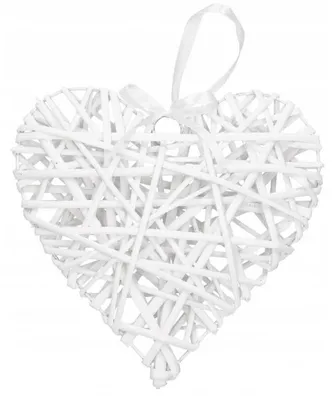 Immagine prodotto di Cuore in vimini, 20 cm, decorazione da appendere