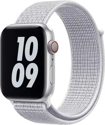 Produktbild von Armband für Apple Watch Series 8 7 6 5 4 3 2 1 SE - Nylon Band Ersatzarmband Sport Loop - Weiß - 38mm 40mm 41mm