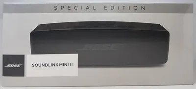 Obrázok produktu pre Bose SoundLink Mini II Special Edition, Káblový a bezdrôtový, 9 m, USB Typ-C, Prenosný stereo reproduktor, Čierna, Soundbar