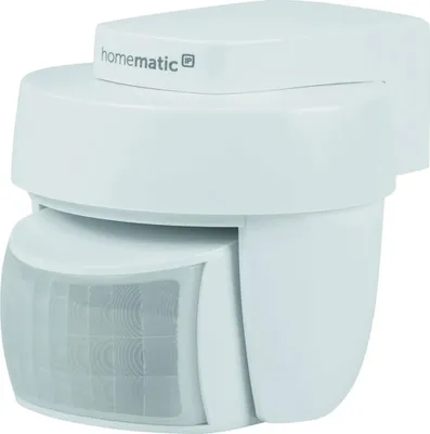 Image de Détecteur de mouvement HOMEMATIC avec capteur crépusculaire, extérieur, 1 pièce.