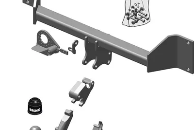 Produktbild von BRINK 536200 Anhängerkupplung 2400kg Max für BMW X3 (F25)