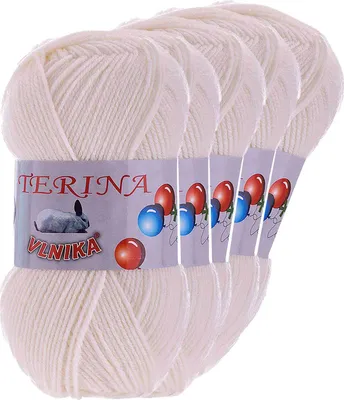 Produktbild von 5 x 100g Terina Strickgarn Häkelgarn Wolle Acrylwolle pflegeleicht Farbwahl