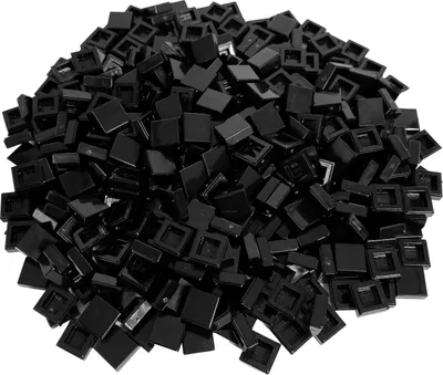 Produktbild von LEGO® 1x1 Fliesen Schwarz - 3070b NEU! Menge 250x