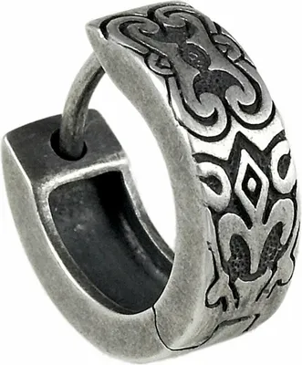 Produktbild von cai Ohrring 925/- Sterling Silber 1,4cm Silbergrau ohne Stein 132210499