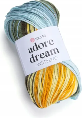 Produktbild von YarnArt Adore Dream Wolle - Weich, Antipilling 100%.Polyacryl, Multicolor, 280m/100g