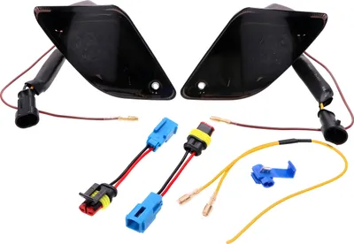 Zdjęcie produktu dla Zestaw tylnych kierunkowskazów LED w kolorze dymnej szarości dla Vespa GT, GTL, GTV, GTS 125-300