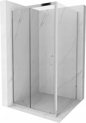 Obrázek produktu pro Mexen Apia rozsouvací sprchový kout 90 x 90 cm, Průhledné, Chromovaná - 840-090-090-01-00