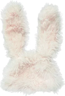 Produktbild von Winter-Plüschmütze in Cartoon-Hasenohrform, flauschig, langes Haar, Foto-Requisite, hält warm, Gehörschutz, kaltes Wetter, winddichte Kopfbedeckung