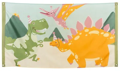 Produktbild von Fahne Dino Party